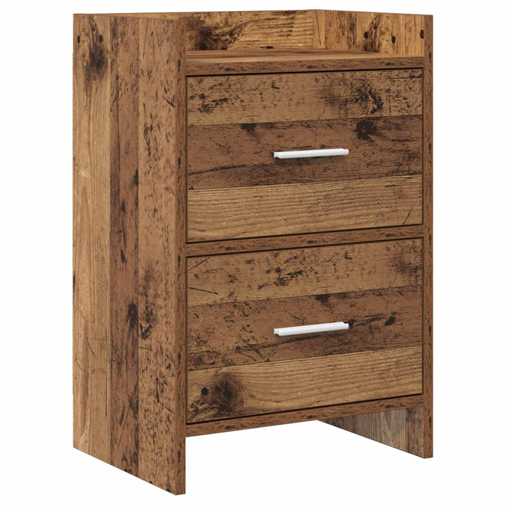 vidaXL Szafki nocne Stare drewno 40 x 30 x 60 cm Drewno inżynieryjne