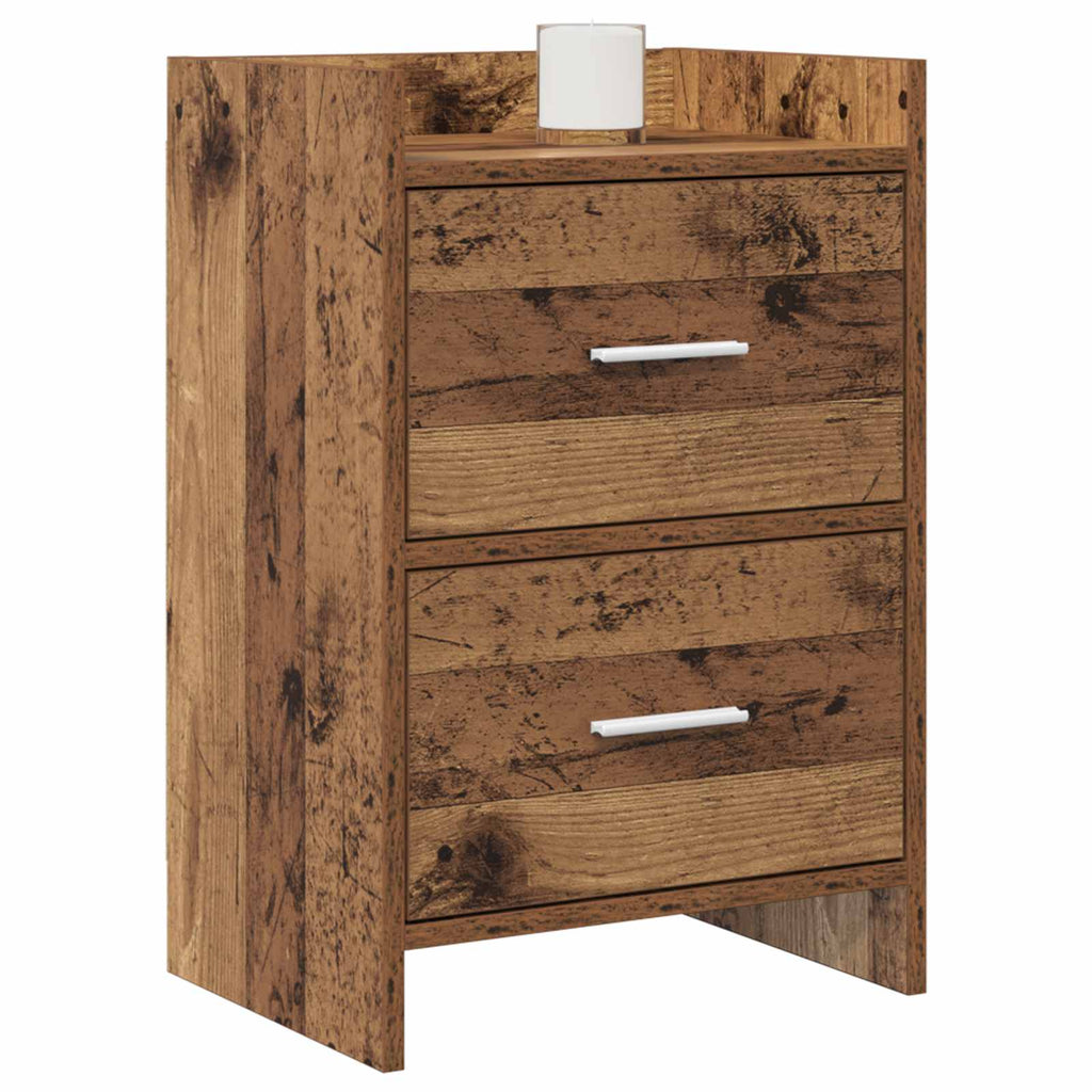 vidaXL Szafki nocne Stare drewno 40 x 30 x 60 cm Drewno inżynieryjne