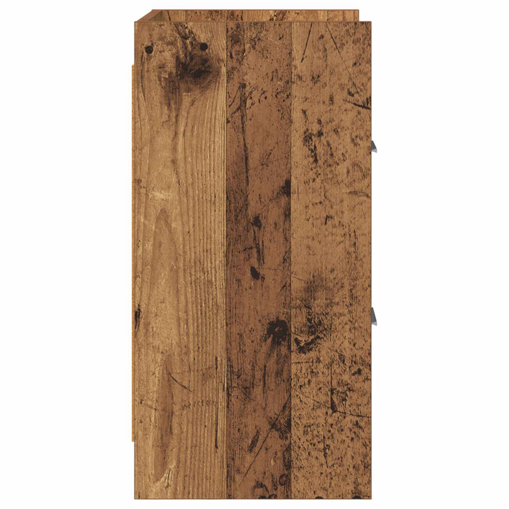 vidaXL Szafki nocne 2 pcs Stare drewno 40 x 30 x 60 cm