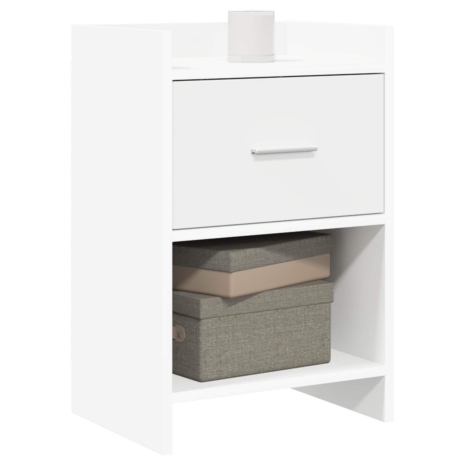 vidaXL Szafki nocne 2 pcs Biały 40 x 30 x 60 cm Drewno inżynieryjne