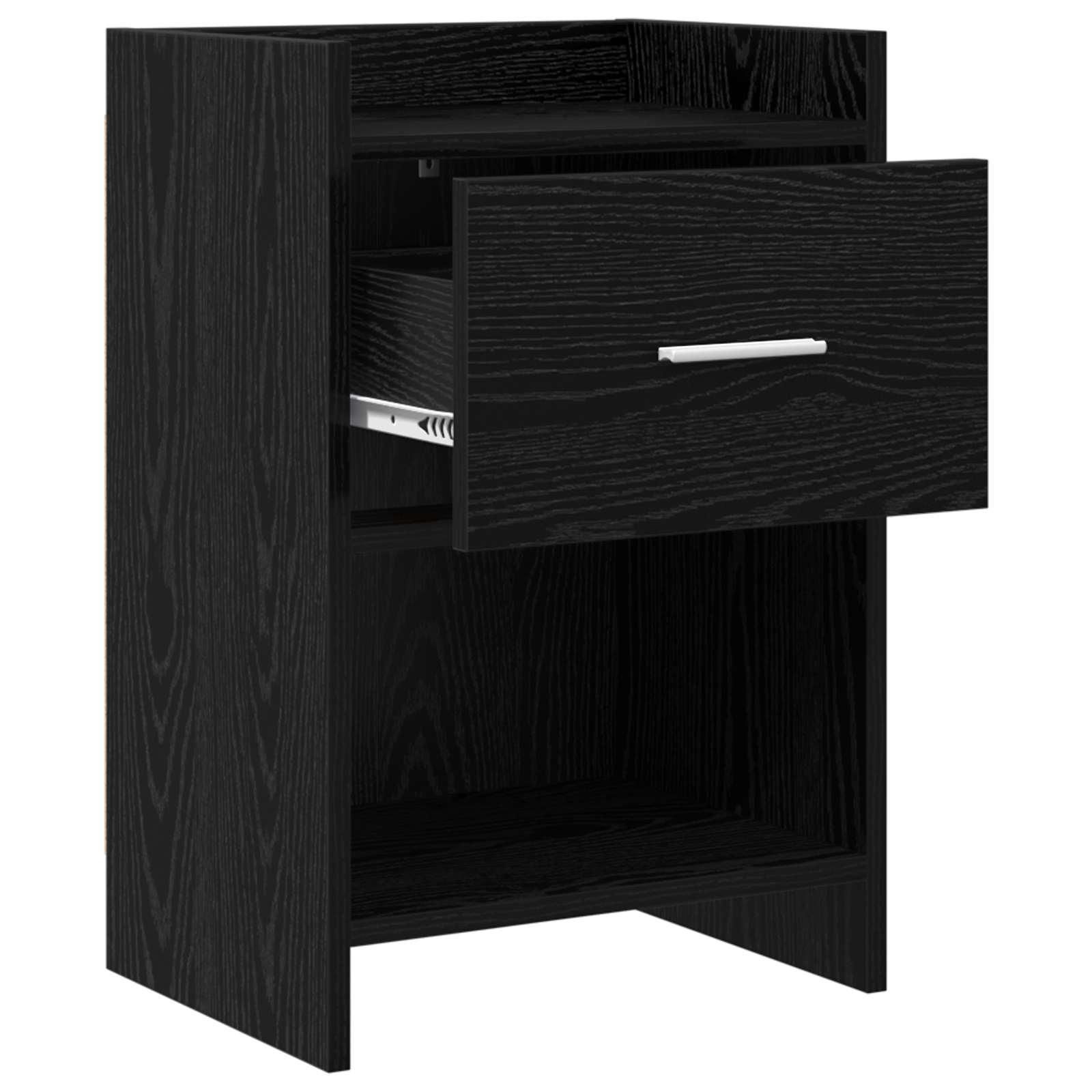 vidaXL Szafki nocne 2 pcs Czarny dąb 40 x 30 x 60 cm