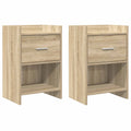 vidaXL Szafki nocne 2 pcs dąb Sonoma 40 x 30 x 60 cm