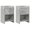 vidaXL Szafki nocne 2 pcs Betonowy szary 40 x 30 x 60 cm