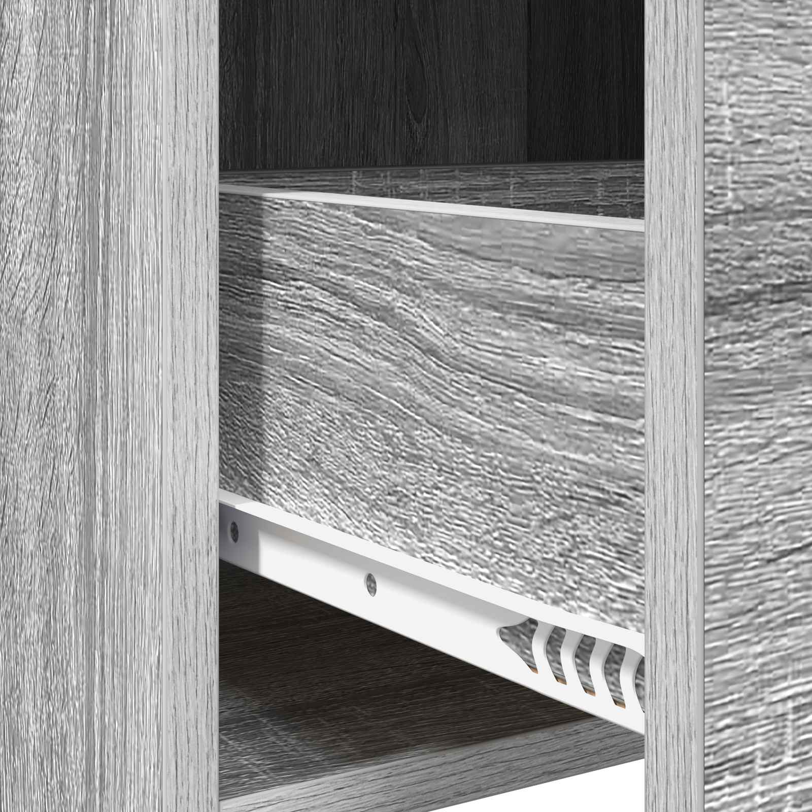 vidaXL Szafki nocne 2 pcs Szary Sonoma 40 x 30 x 60 cm