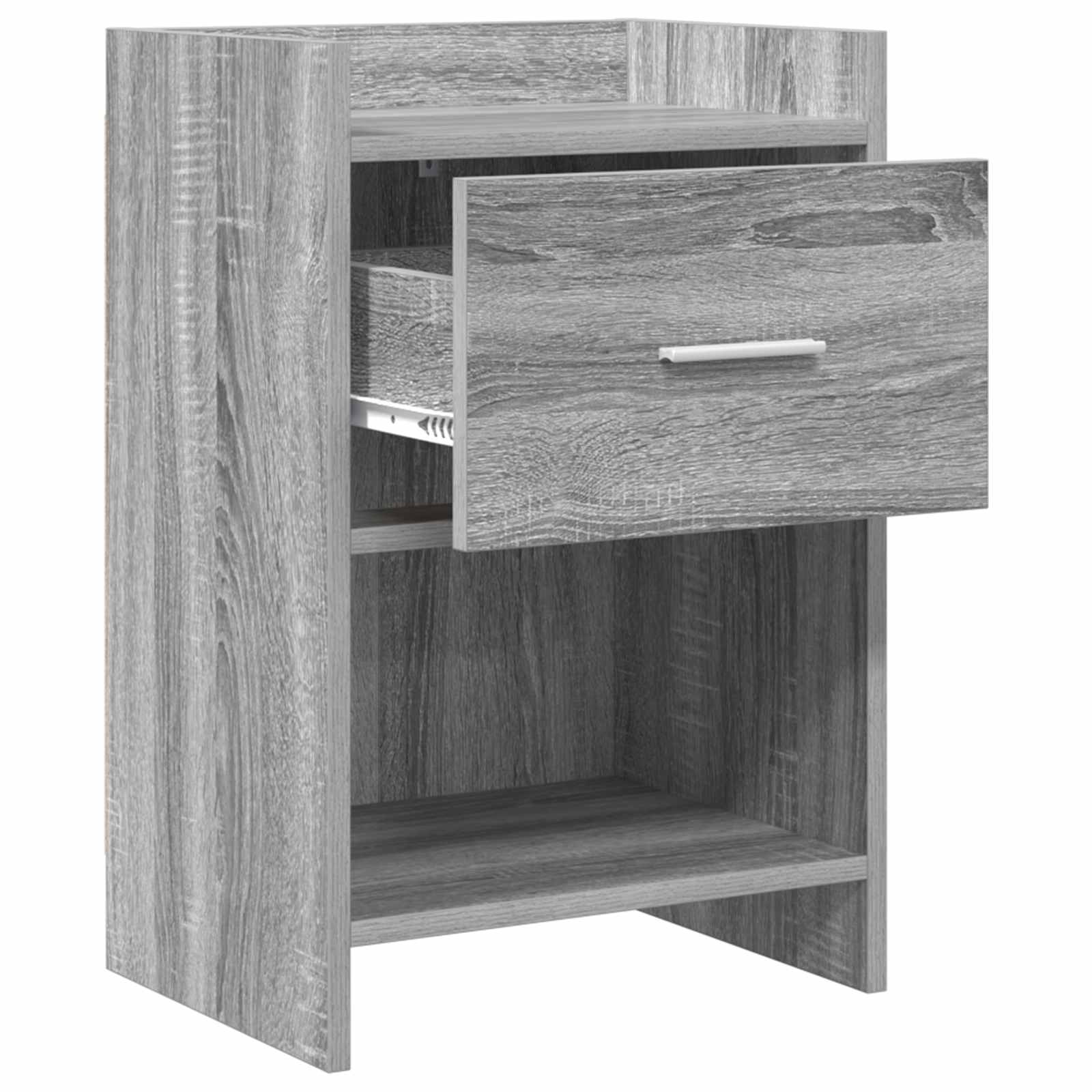 vidaXL Szafki nocne 2 pcs Szary Sonoma 40 x 30 x 60 cm