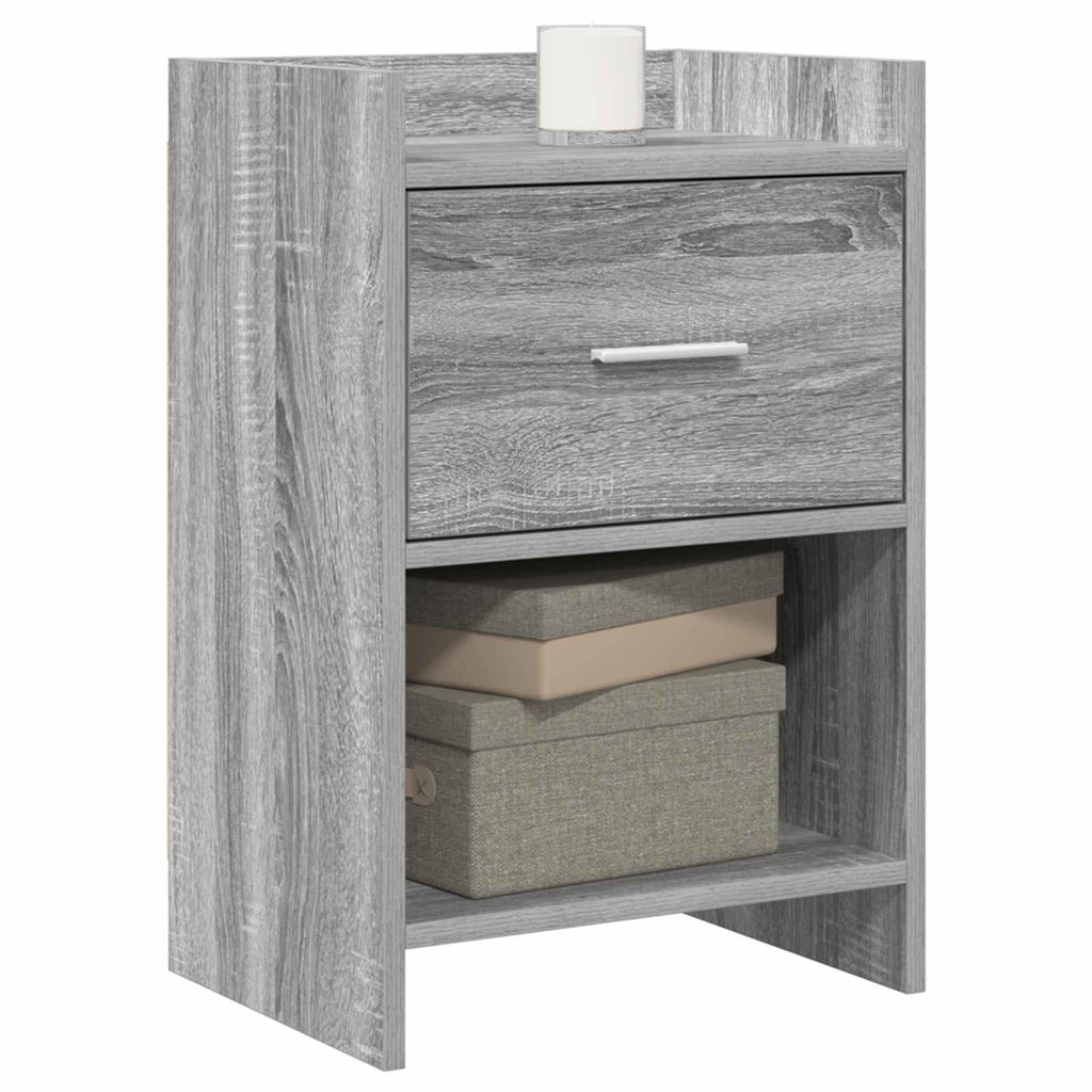 vidaXL Szafki nocne 2 pcs Szary Sonoma 40 x 30 x 60 cm
