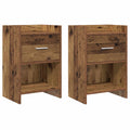 vidaXL Szafki nocne 2 pcs Stare drewno 40 x 30 x 60 cm