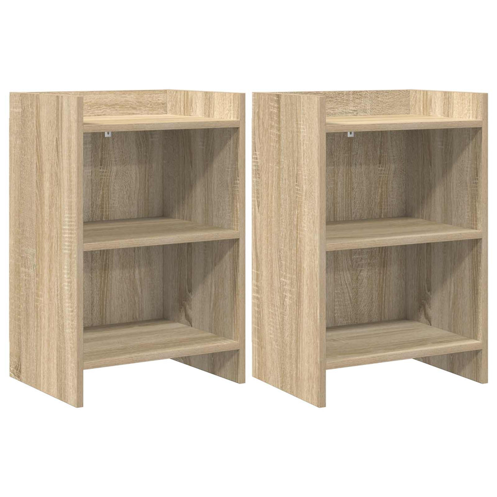 vidaXL Szafki nocne 2 pcs dąb Sonoma 40 x 30 x 60 cm
