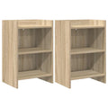 vidaXL Szafki nocne 2 pcs dąb Sonoma 40 x 30 x 60 cm