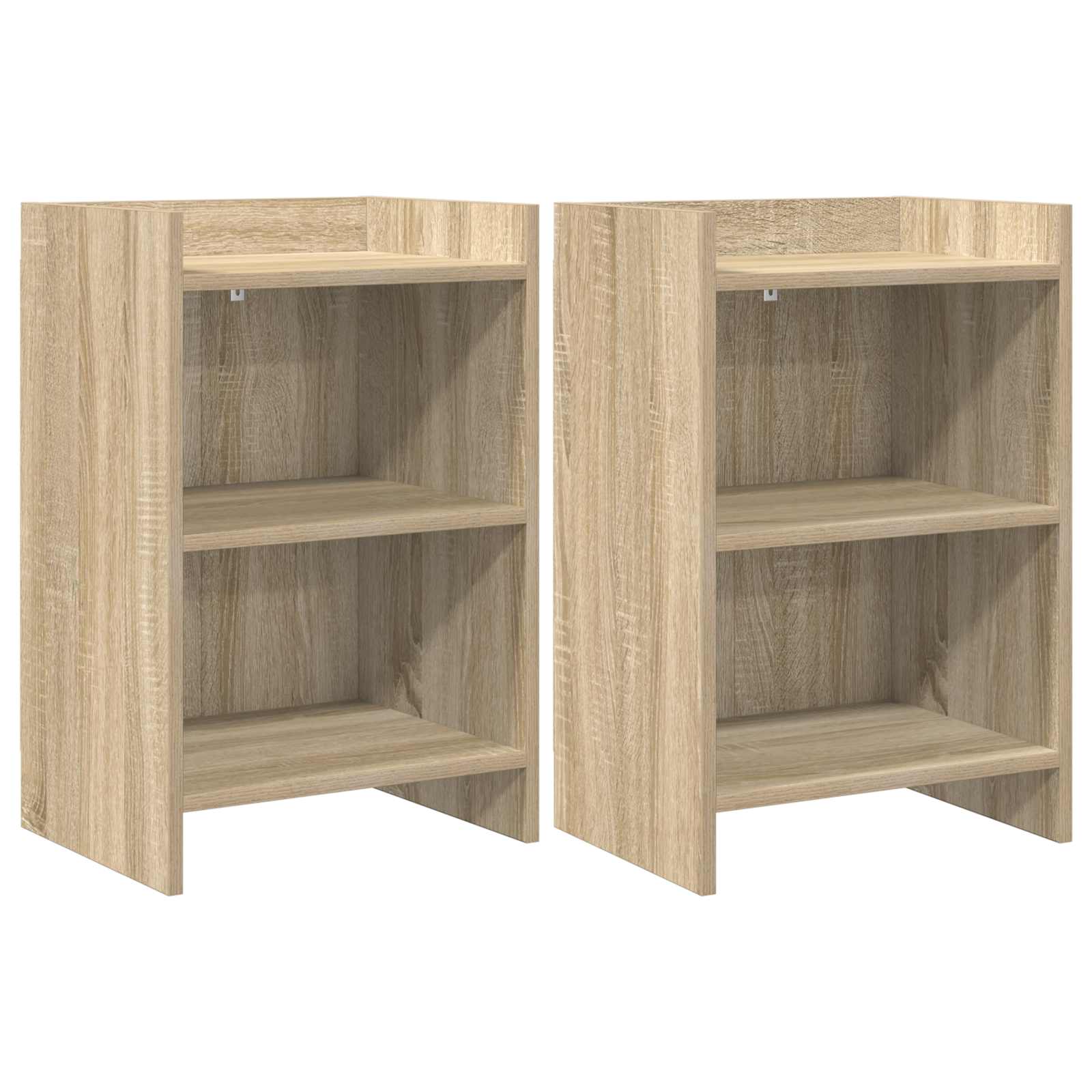 vidaXL Szafki nocne 2 pcs dąb Sonoma 40 x 30 x 60 cm
