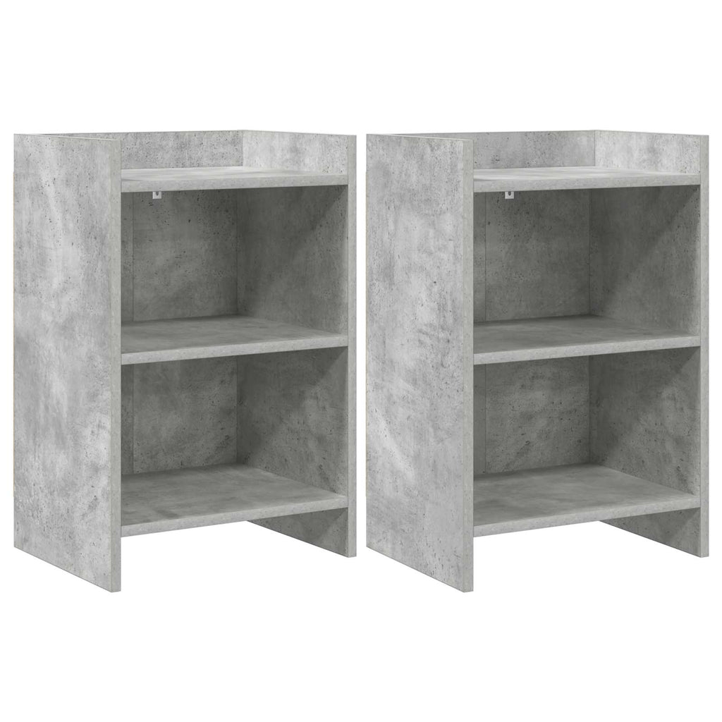 vidaXL Szafki nocne 2 pcs Betonowy szary 40 x 30 x 60 cm