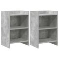 vidaXL Szafki nocne 2 pcs Betonowy szary 40 x 30 x 60 cm