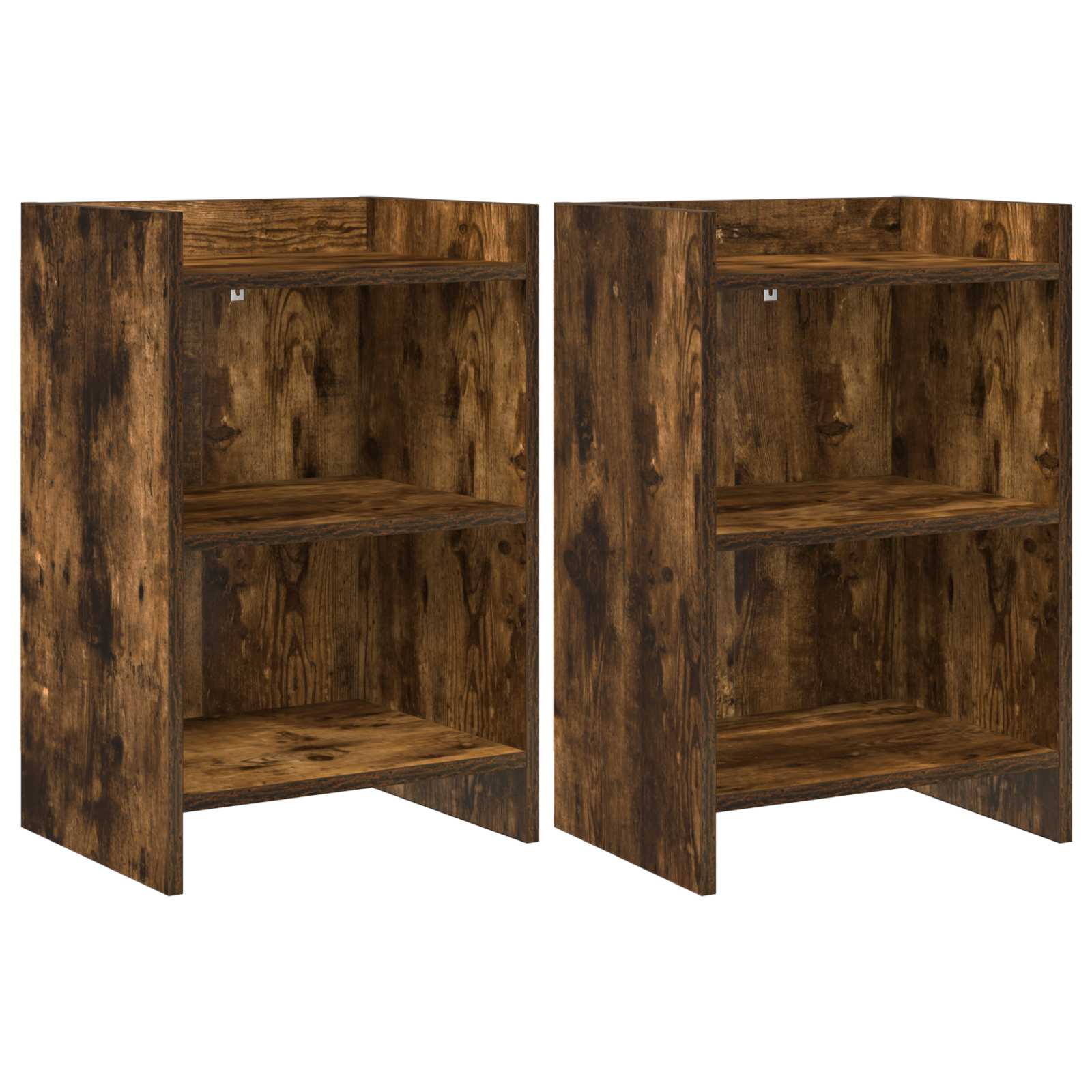 vidaXL Szafki nocne 2 pcs Dąb wędzony 40 x 30 x 60 cm