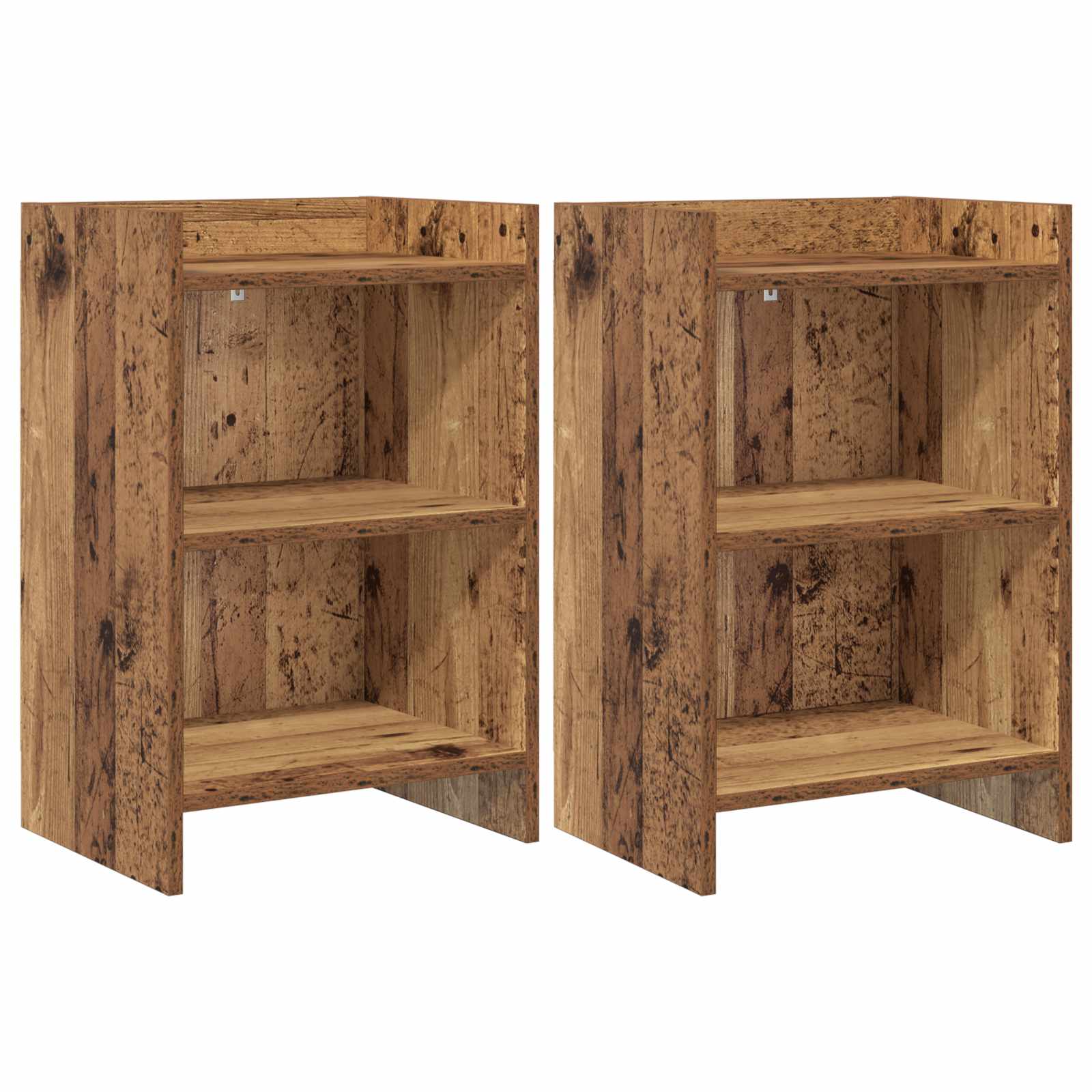 vidaXL Szafki nocne 2 pcs Stare drewno 40 x 30 x 60 cm