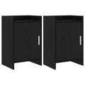 vidaXL Szafki nocne 2 pcs Czarny dąb 40 x 30 x 60 cm