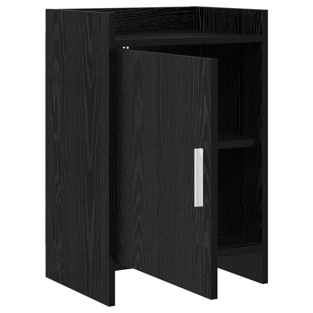 vidaXL Szafki nocne 2 pcs Czarny dąb 40 x 30 x 60 cm