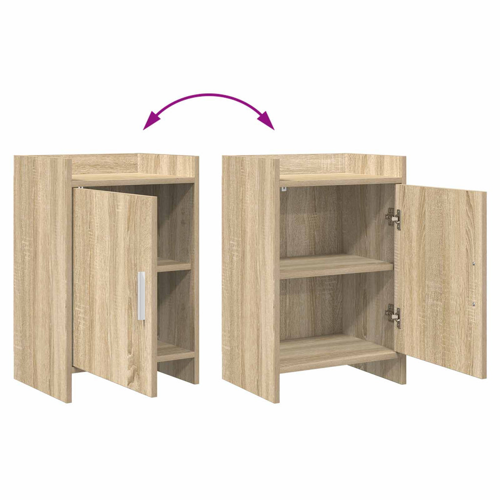 vidaXL Szafki nocne 2 pcs dąb Sonoma 40 x 30 x 60 cm