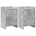 vidaXL Szafki nocne 2 pcs Betonowy szary 40 x 30 x 60 cm
