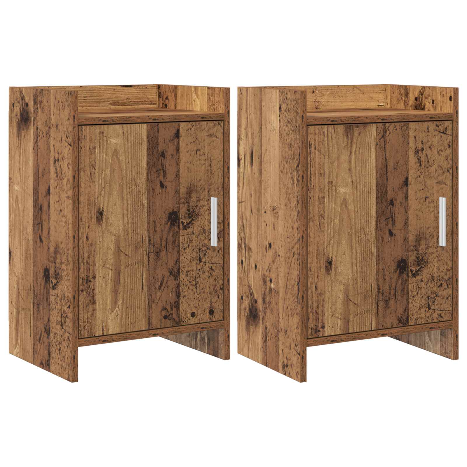 vidaXL Szafki nocne 2 pcs Stare drewno 40 x 30 x 60 cm