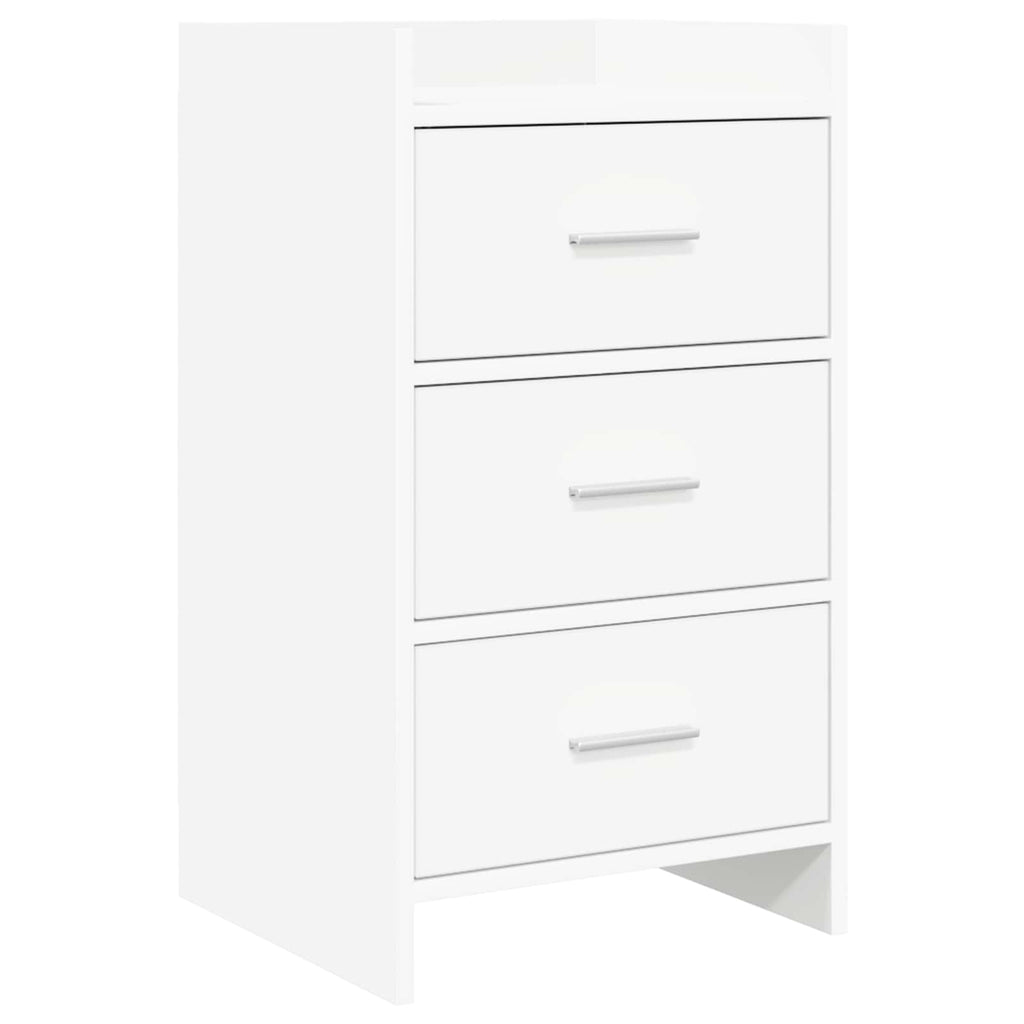 vidaXL Szafki nocne Biały 40 x 36 x 70 cm Drewno inżynieryjne