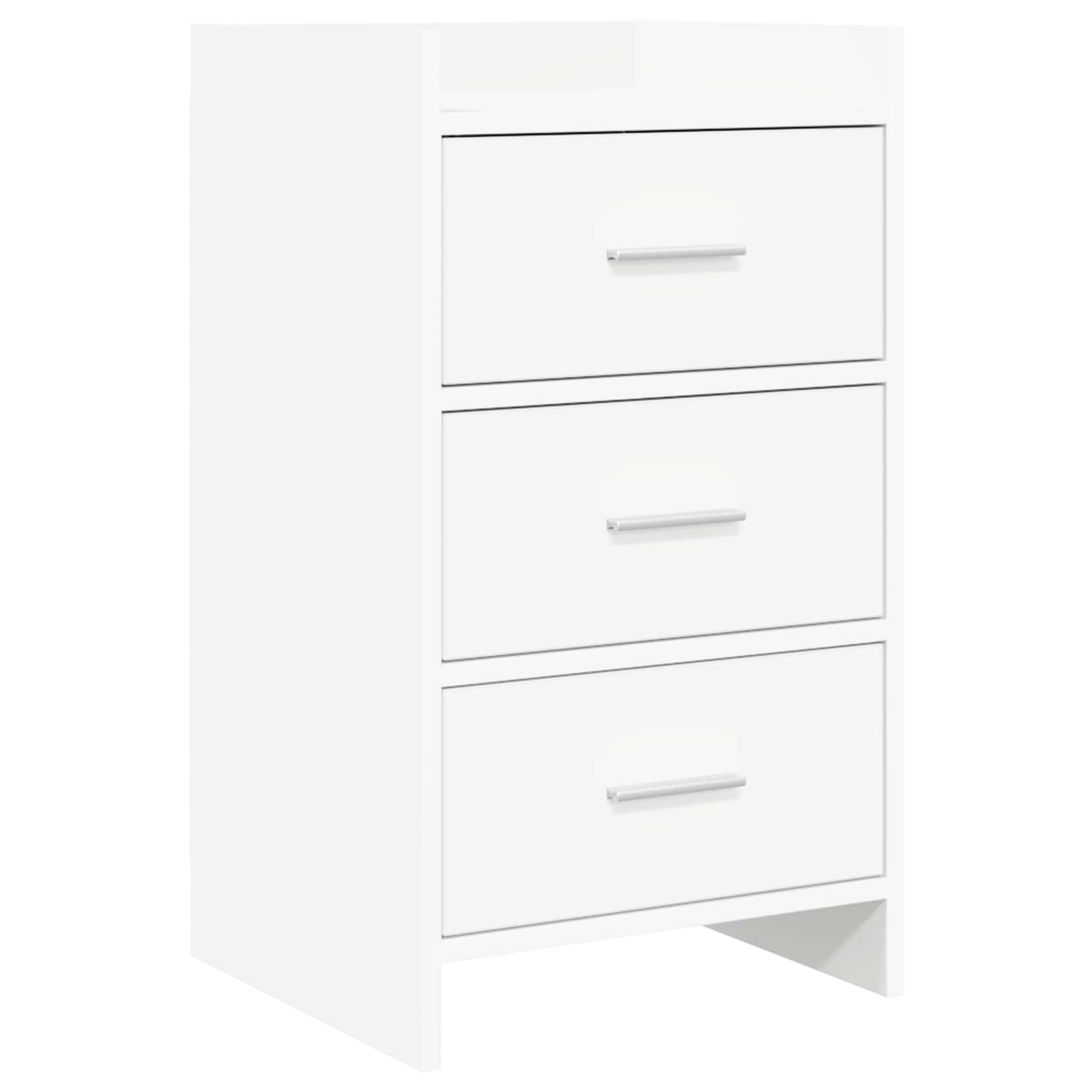 vidaXL Szafki nocne Biały 40 x 36 x 70 cm Drewno inżynieryjne