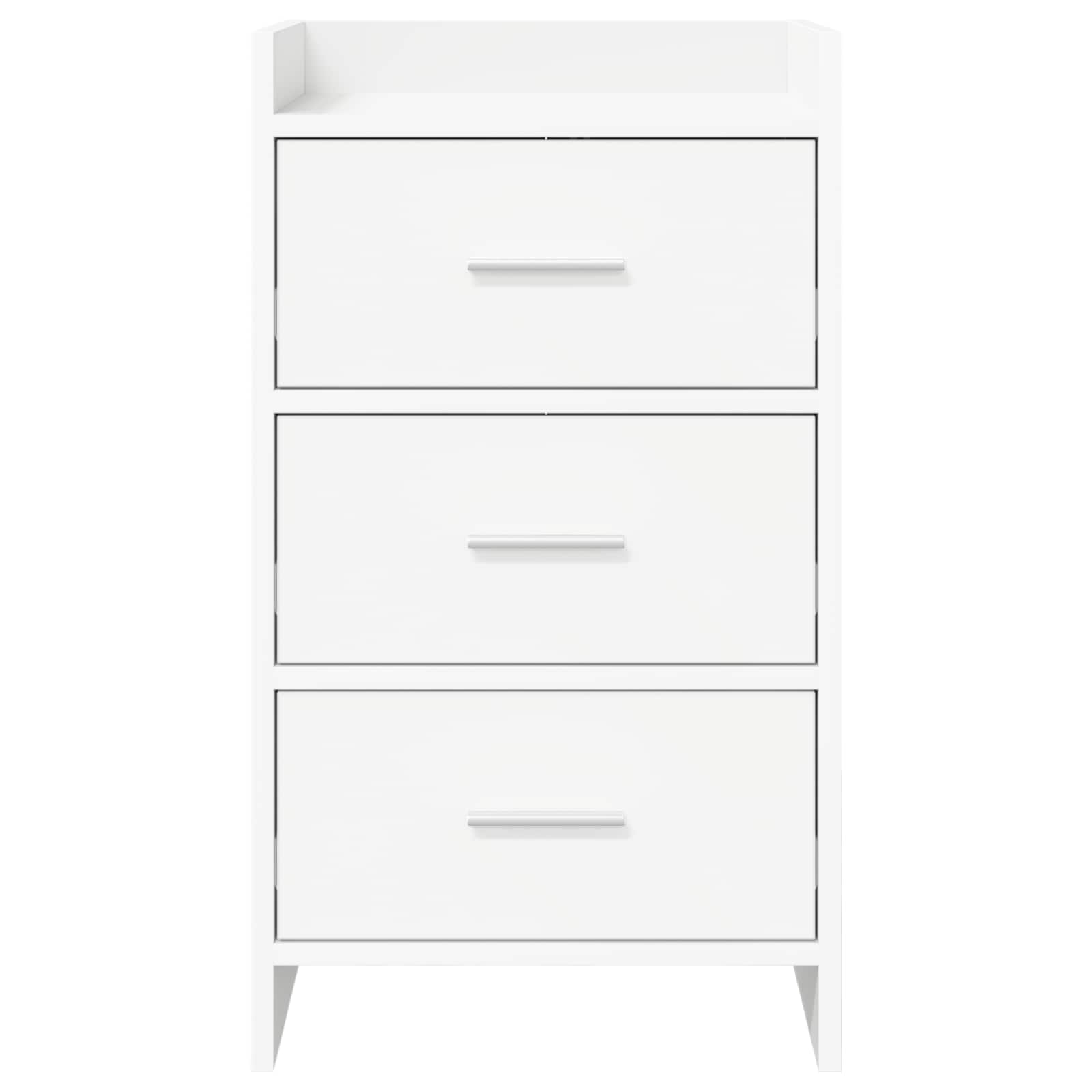 vidaXL Szafki nocne Biały 40 x 36 x 70 cm Drewno inżynieryjne