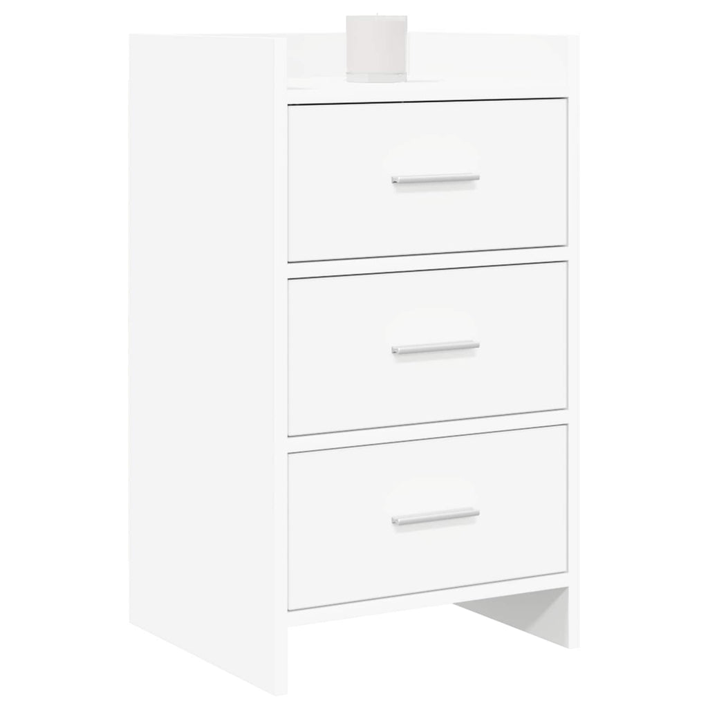vidaXL Szafki nocne Biały 40 x 36 x 70 cm Drewno inżynieryjne