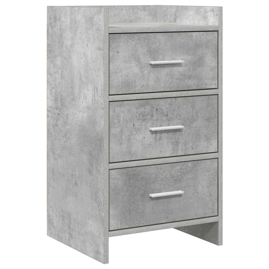 vidaXL Szafki nocne Betonowy szary 40 x 36 x 70 cm Drewno inżynieryjne