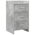 vidaXL Szafki nocne Betonowy szary 40 x 36 x 70 cm Drewno inżynieryjne
