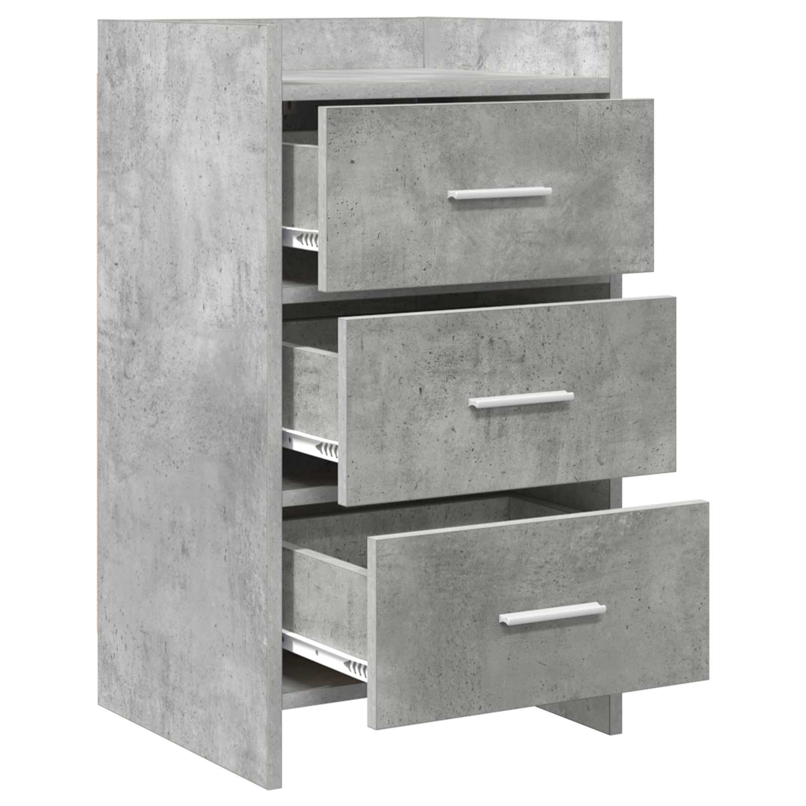 vidaXL Szafki nocne Betonowy szary 40 x 36 x 70 cm Drewno inżynieryjne