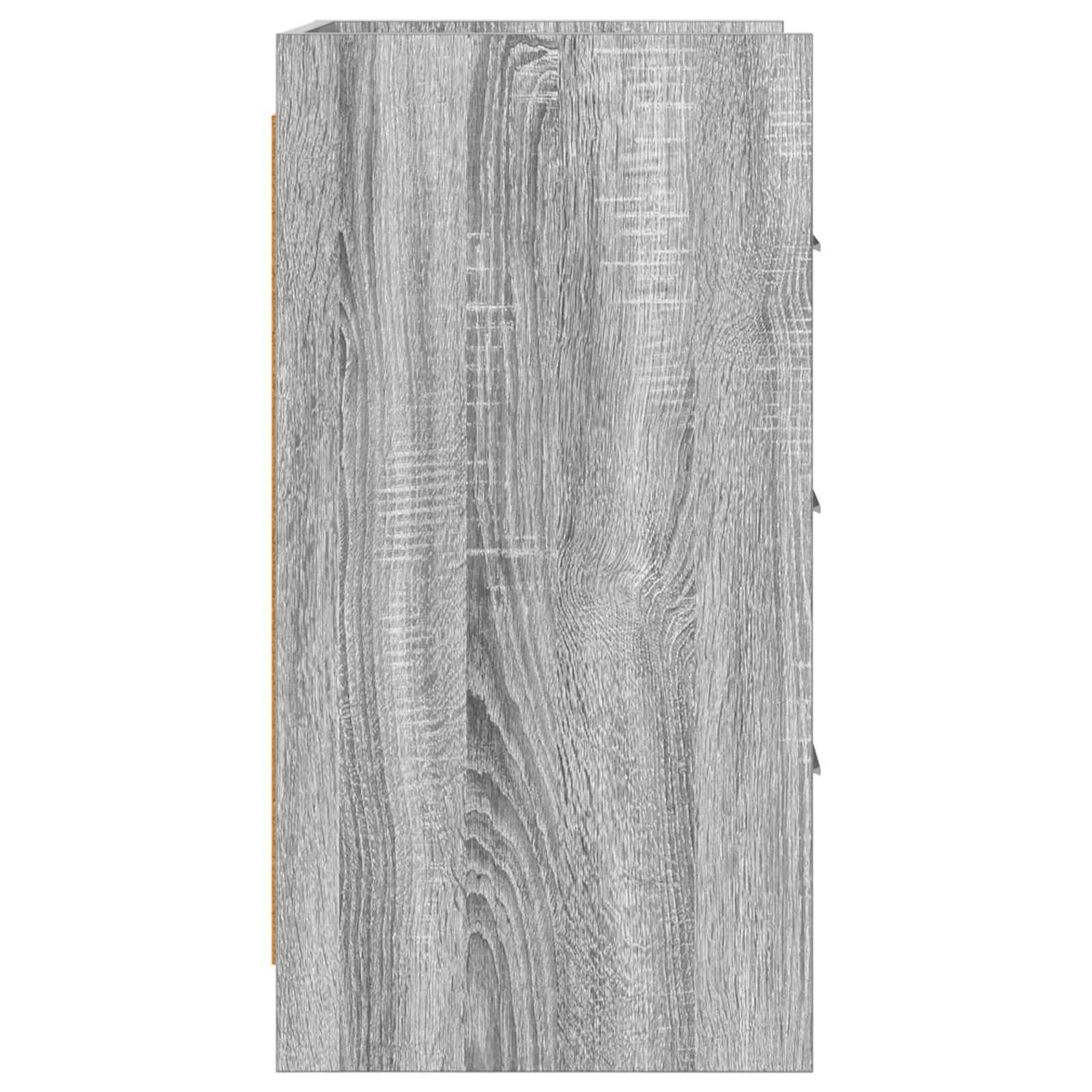 vidaXL Szafki nocne Szary Sonoma 40 x 36 x 70 cm Drewno inżynieryjne