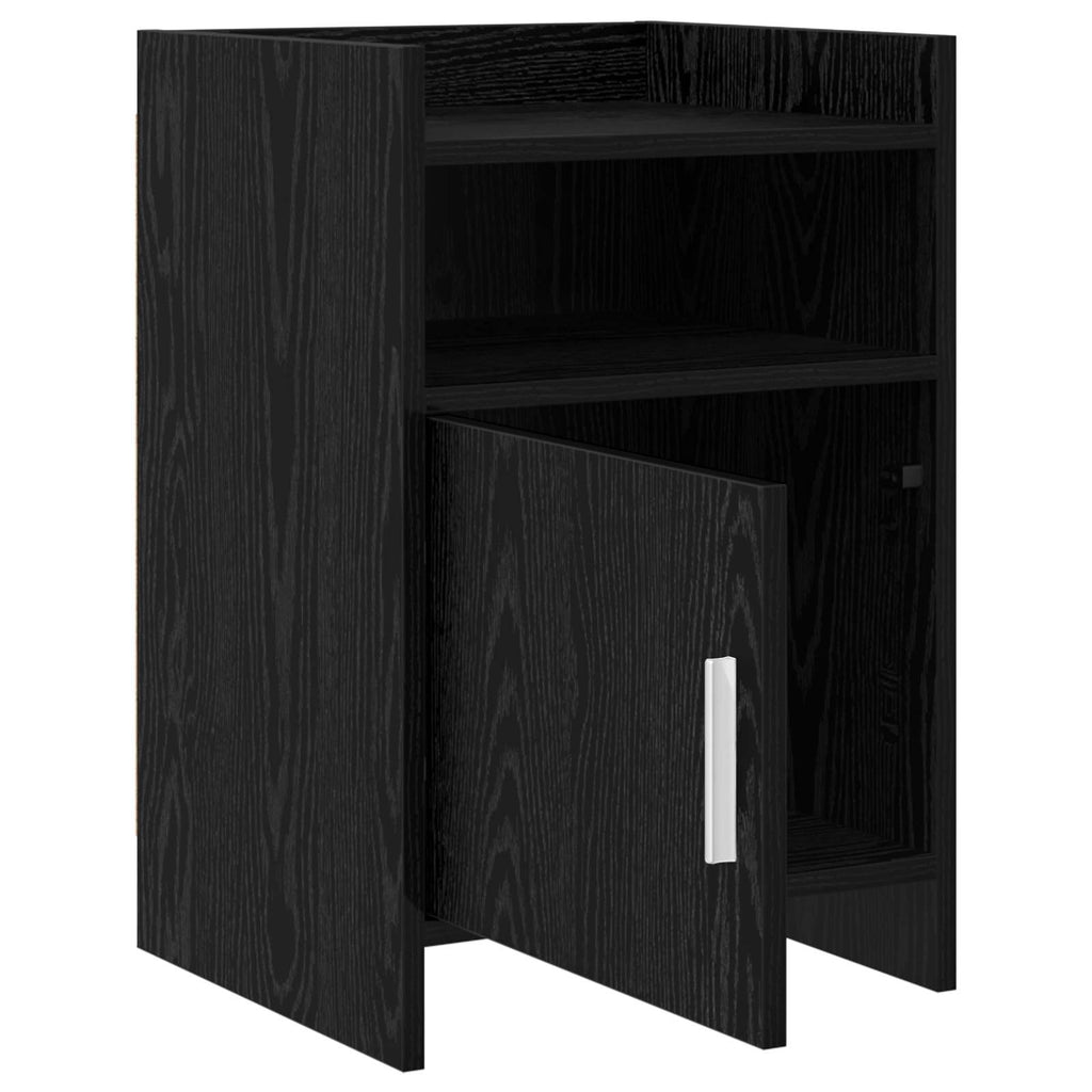 vidaXL Szafki nocne 2 pcs Czarny dąb 40 x 36 x 60 cm
