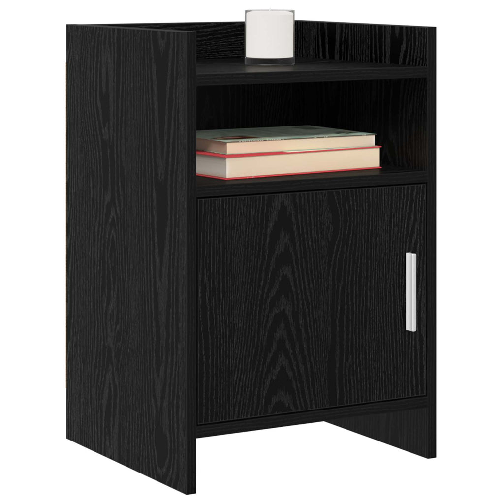 vidaXL Szafki nocne 2 pcs Czarny dąb 40 x 36 x 60 cm
