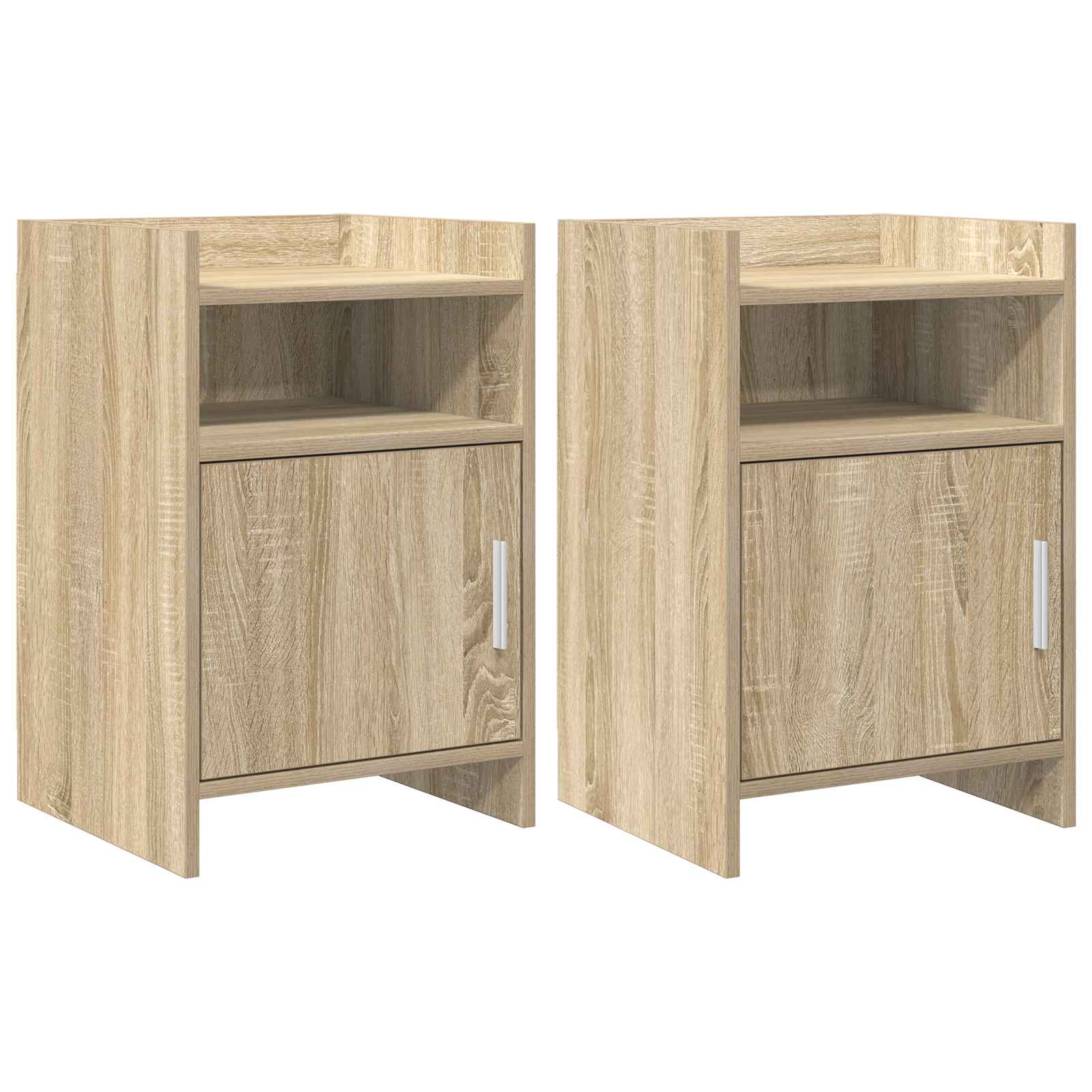 vidaXL Szafki nocne 2 pcs dąb Sonoma 40 x 36 x 60 cm