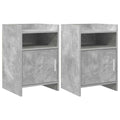 vidaXL Szafki nocne 2 pcs Betonowy szary 40 x 36 x 60 cm