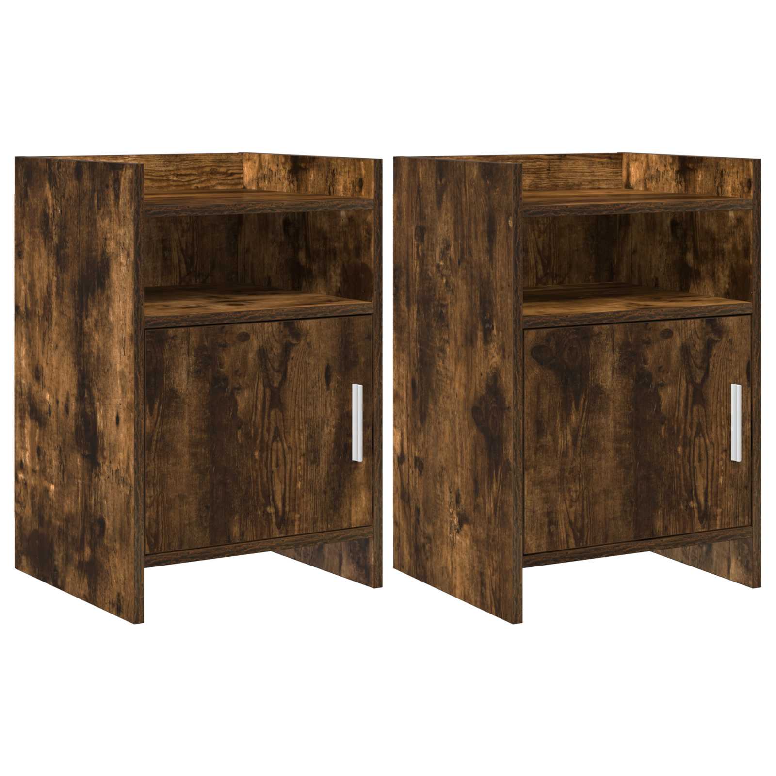 vidaXL Szafki nocne 2 pcs Dąb wędzony 40 x 36 x 60 cm