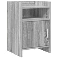 vidaXL Szafki nocne Szary Sonoma 40 x 36 x 60 cm Drewno inżynieryjne