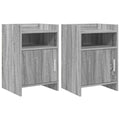 vidaXL Szafki nocne 2 pcs Szary Sonoma 40 x 36 x 60 cm