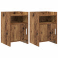 vidaXL Szafki nocne 2 pcs Stare drewno 40 x 36 x 60 cm