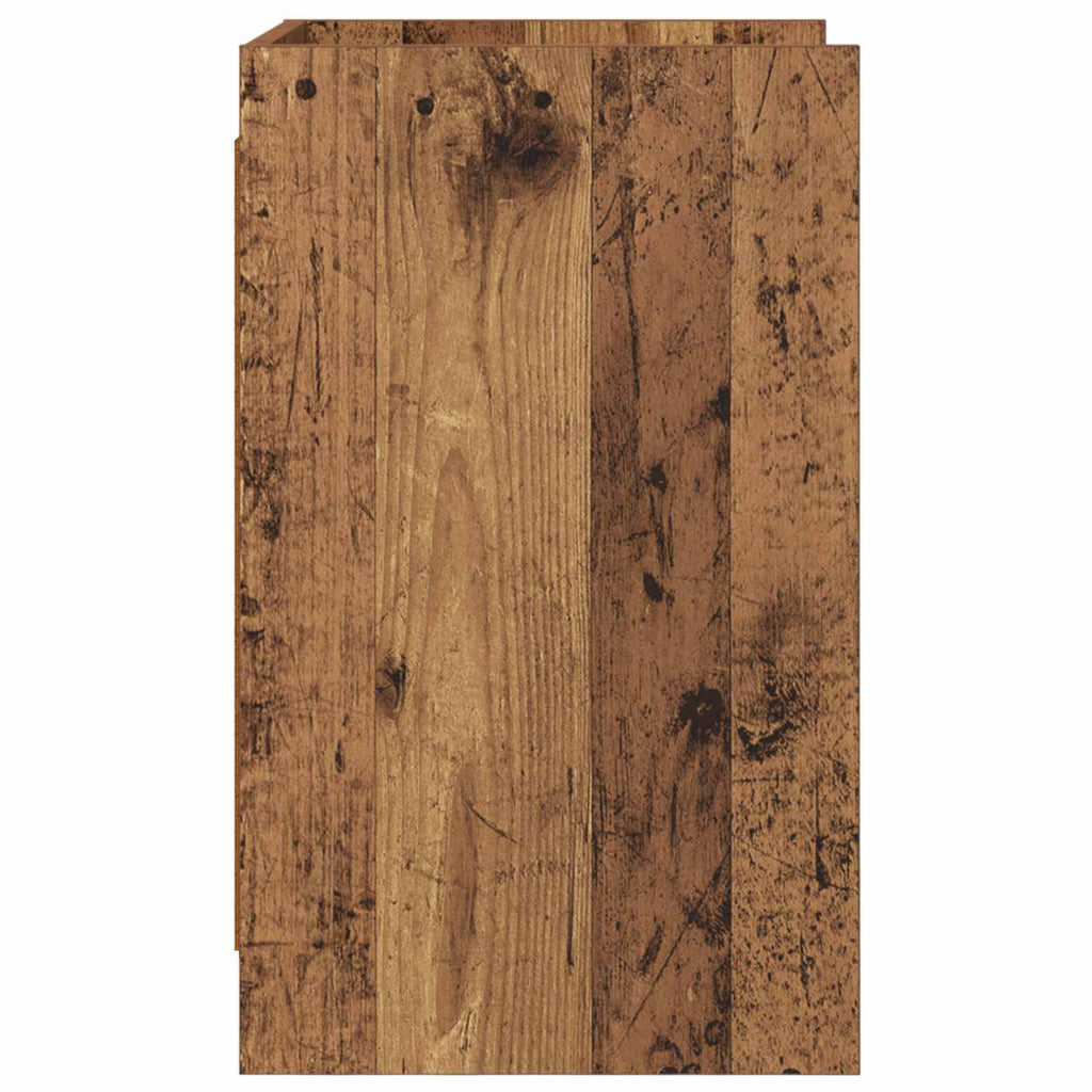 vidaXL Szafki nocne 2 pcs Stare drewno 40 x 36 x 60 cm
