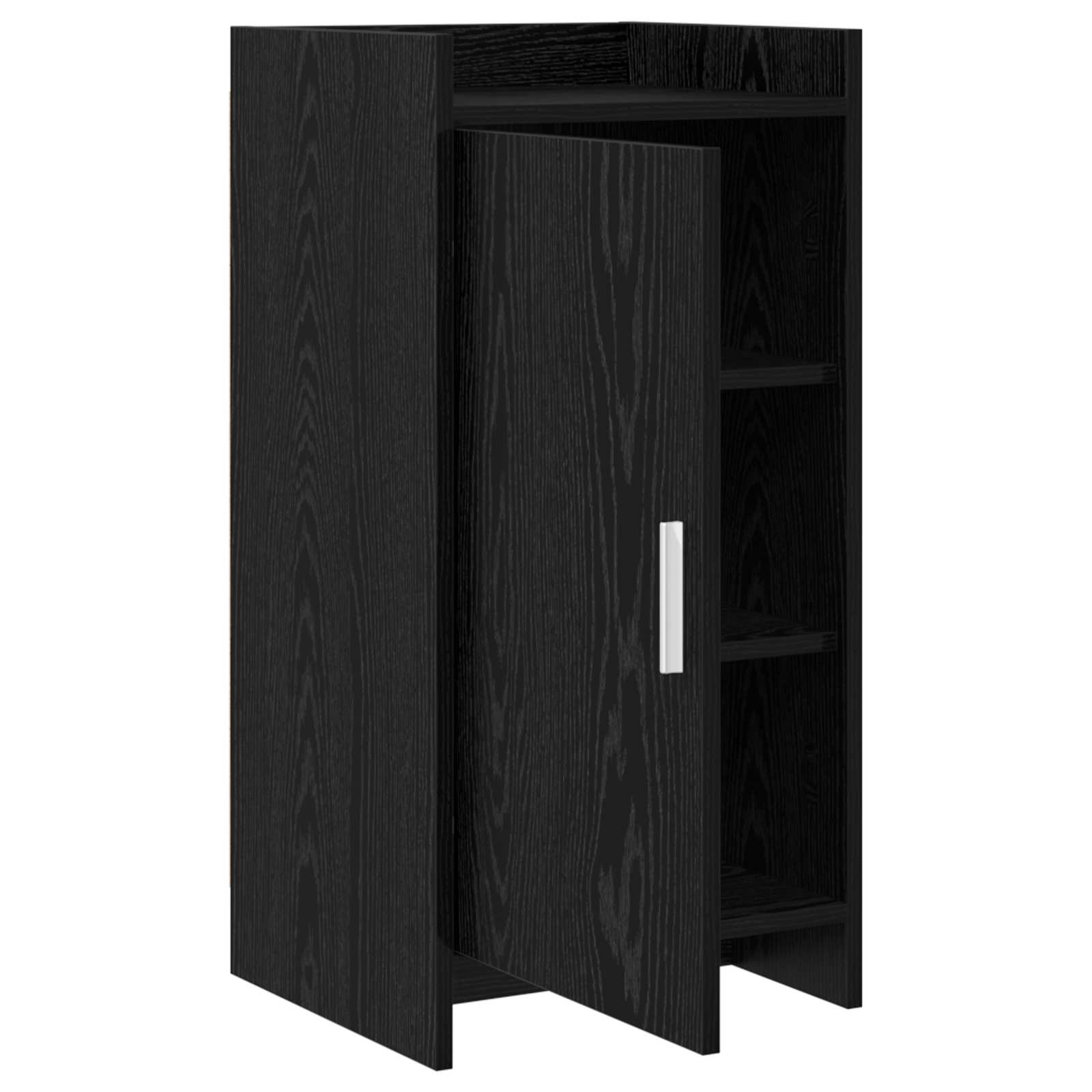 vidaXL Bufet Czarny dąb 40 x 36 x 80 cm Drewno inżynieryjne
