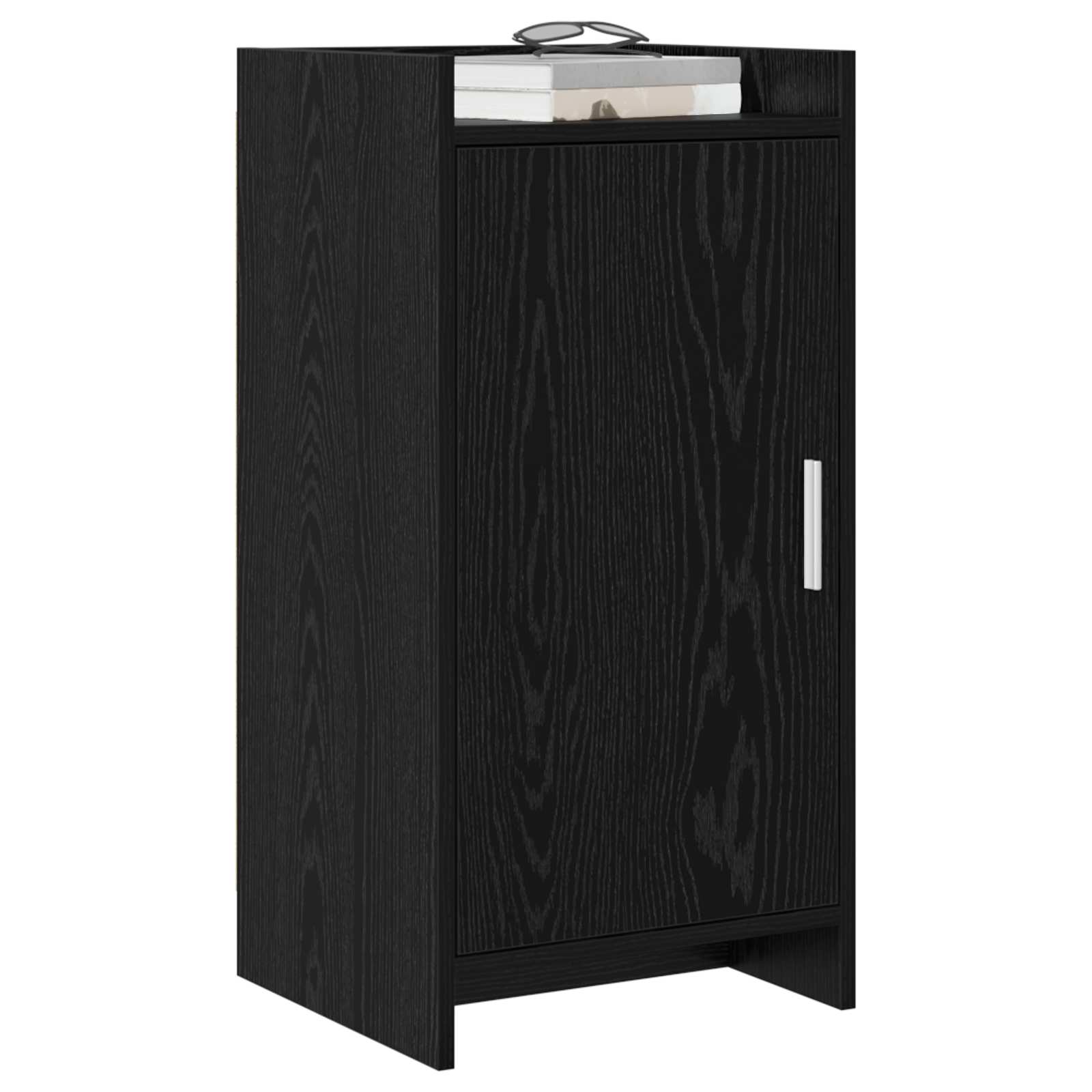 vidaXL Bufet Czarny dąb 40 x 36 x 80 cm Drewno inżynieryjne