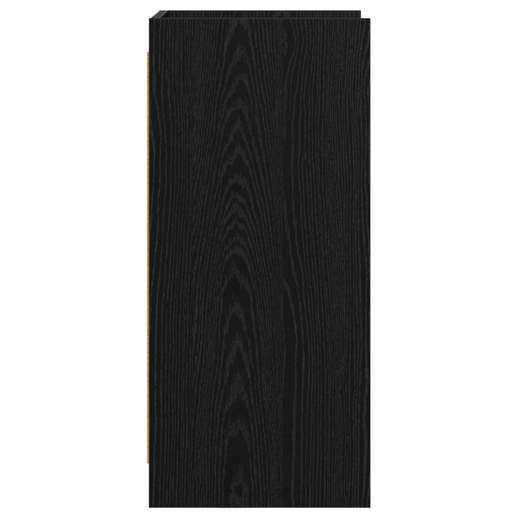 vidaXL Bufet Czarny dąb 40 x 36 x 80 cm Drewno inżynieryjne