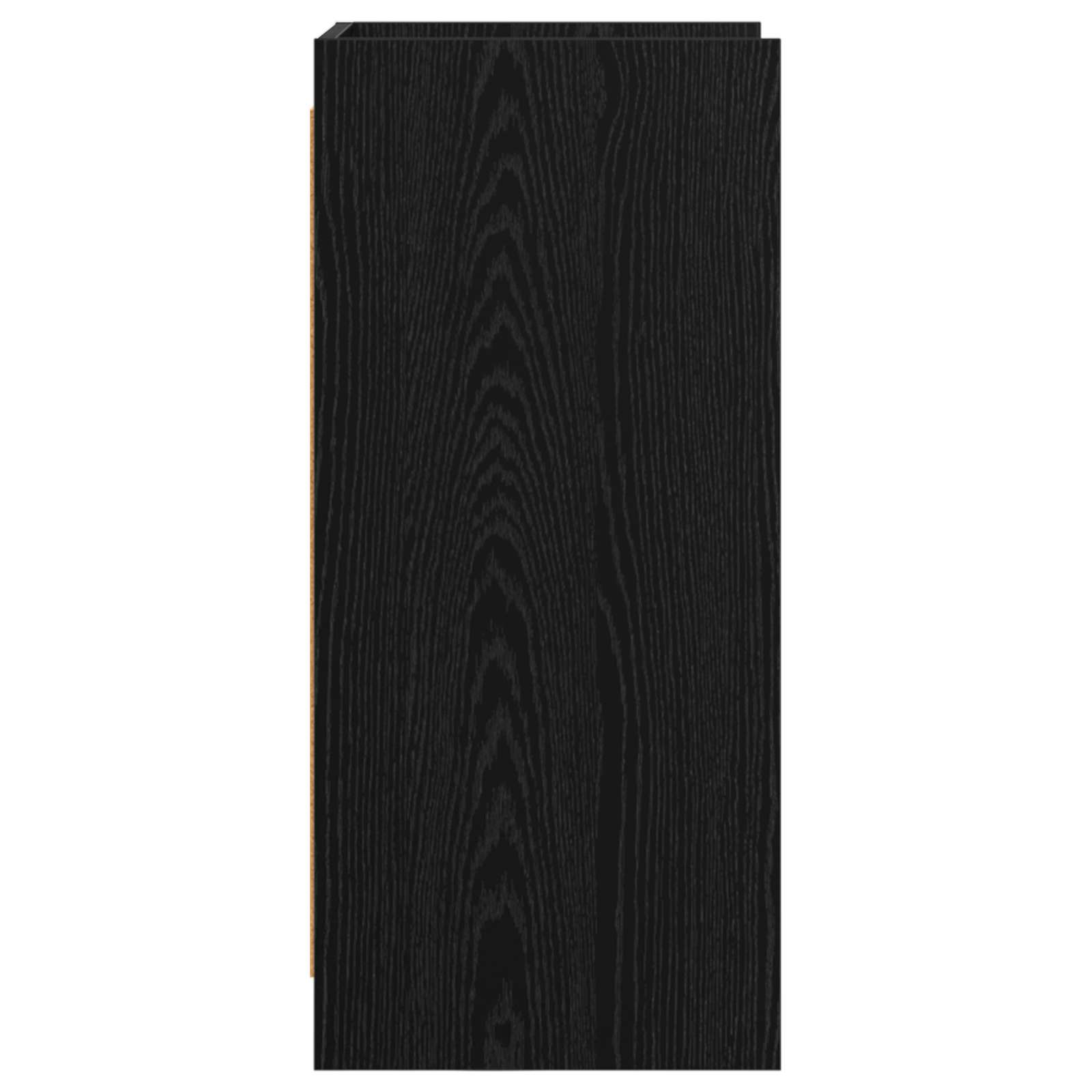 vidaXL Bufet Czarny dąb 40 x 36 x 80 cm Drewno inżynieryjne