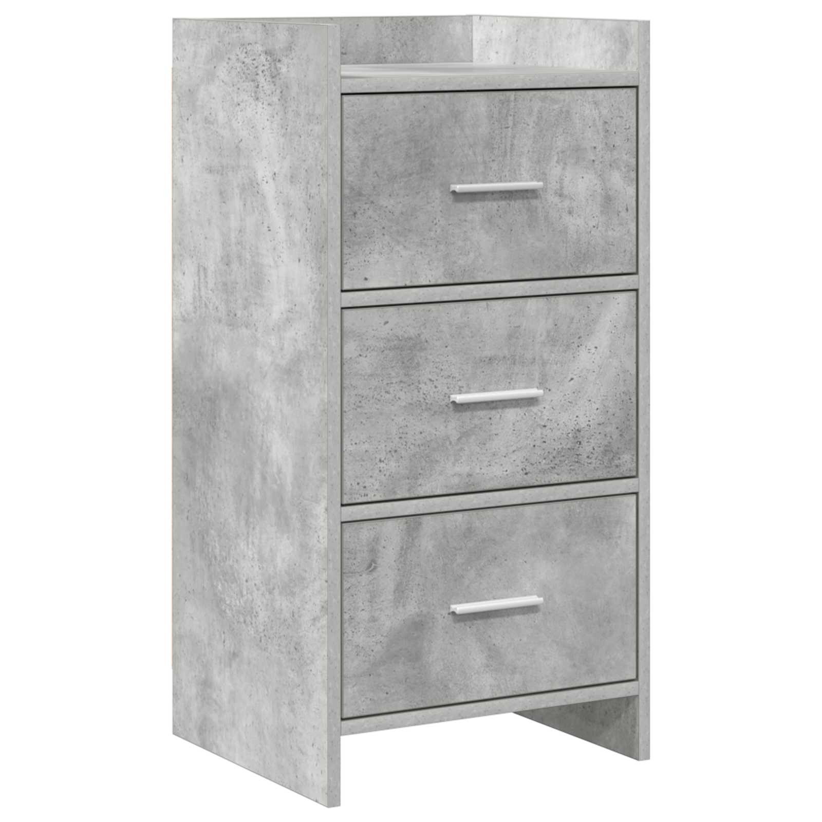 vidaXL Bufet Betonowy szary 40 x 36 x 80 cm Drewno inżynieryjne