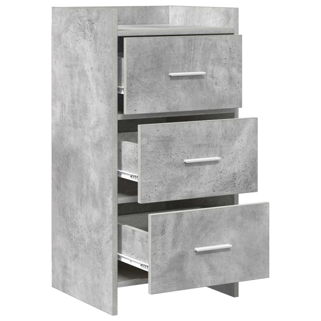 vidaXL Bufet Betonowy szary 40 x 36 x 80 cm Drewno inżynieryjne