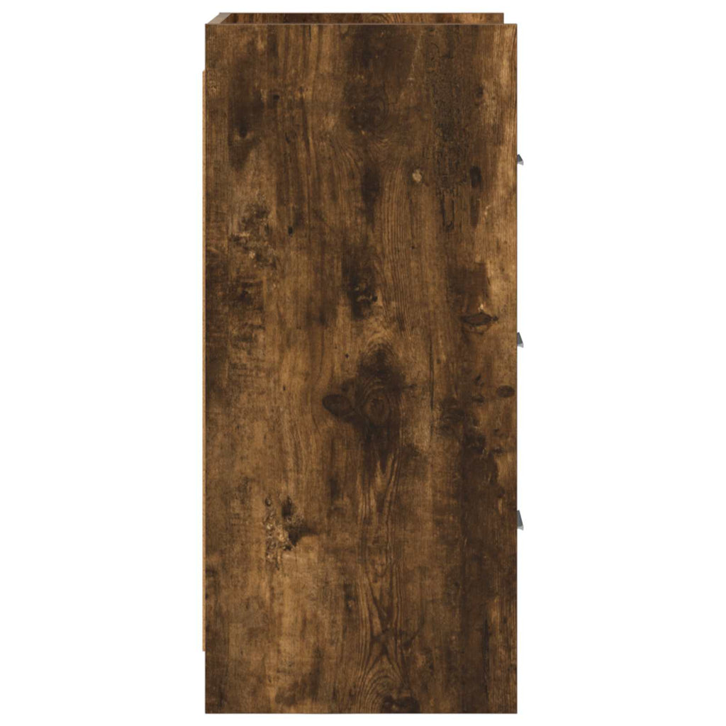 vidaXL Bufet Dąb wędzony 40 x 36 x 80 cm Drewno inżynieryjne