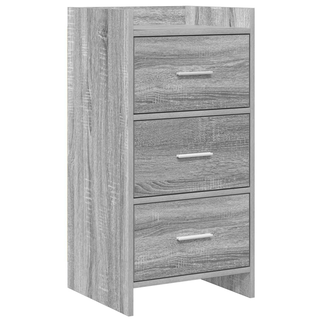 vidaXL Bufet Szary Sonoma 40 x 36 x 80 cm Drewno inżynieryjne
