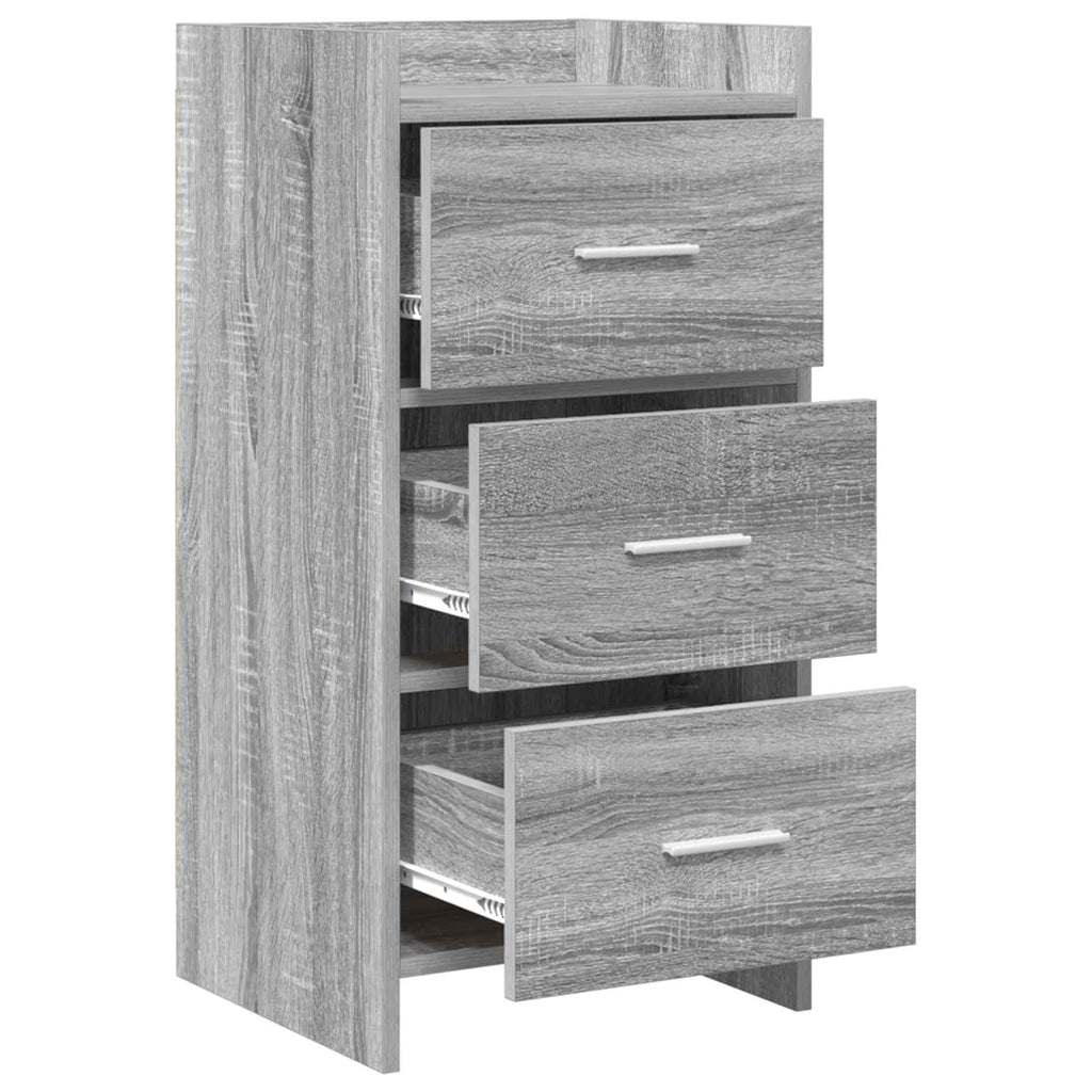 vidaXL Bufet Szary Sonoma 40 x 36 x 80 cm Drewno inżynieryjne