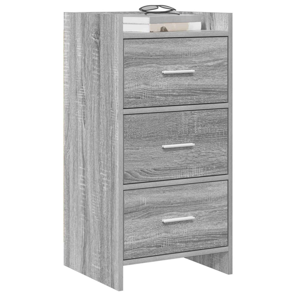 vidaXL Bufet Szary Sonoma 40 x 36 x 80 cm Drewno inżynieryjne